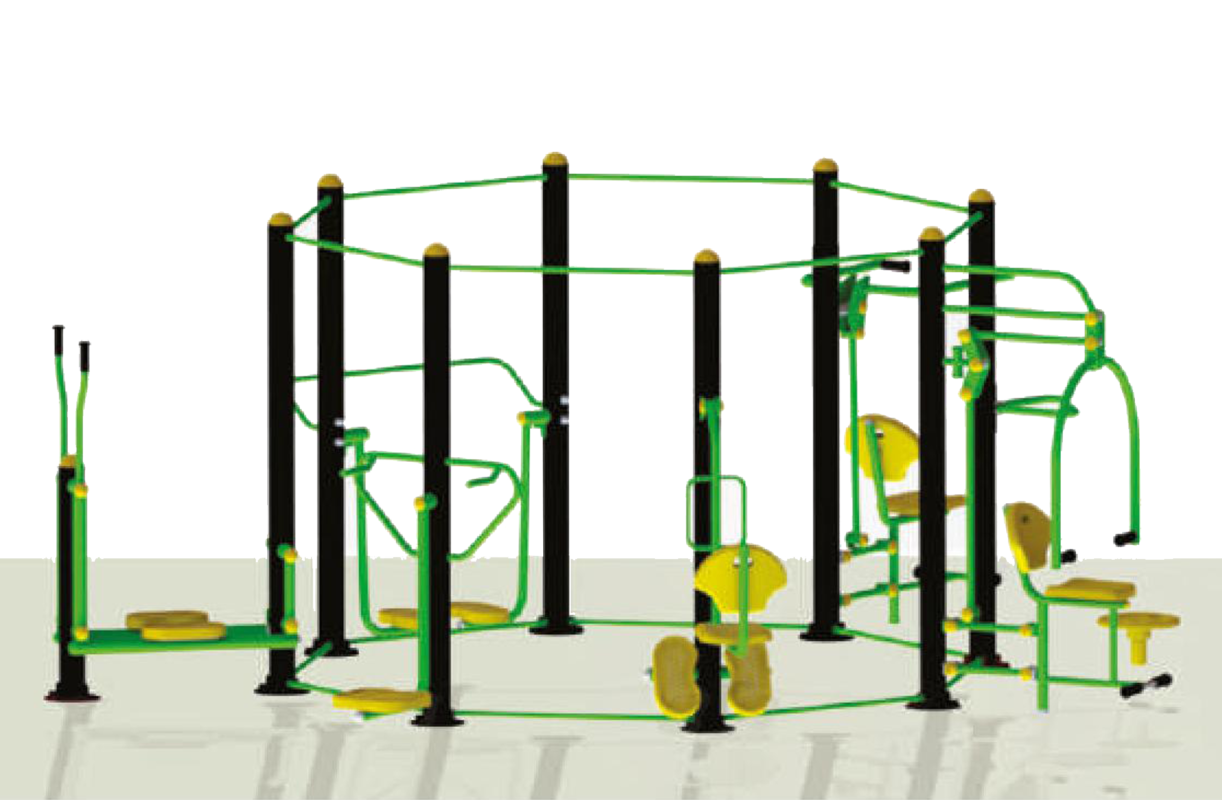 Octagonal Multi Activity Gym Station – MGS02 – Maxplay