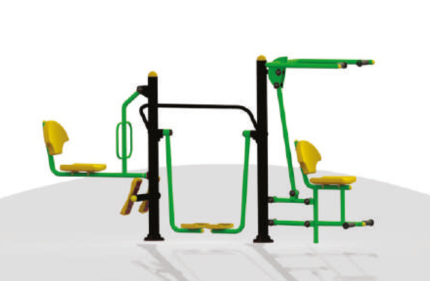 Leg Press Cum Air Walker Cum Shoulder Press - GE56